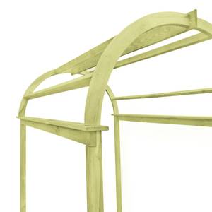 Arche de jardin Vert - Bois massif - Bois/Imitation - 125 x 235 x 125 cm