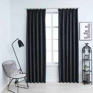 Rideau(lot de 2) 299470 Anthracite - Hauteur : 245 cm