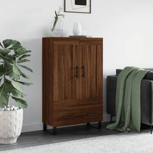 Highboard DE9410 Eiche Schwarzbraun Dekor