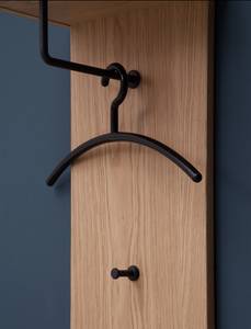 Garderobe Burgos 24 (3-teilig) mit LED Braun - Holzart/Dekor - Holz teilmassiv - 109 x 204 x 38 cm