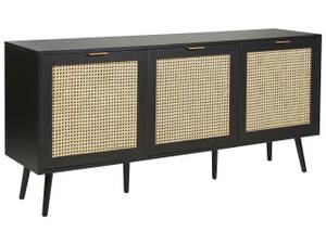 Buffet OPOCO Beige - Noir - Bois manufacturé - 150 x 71 x 40 cm