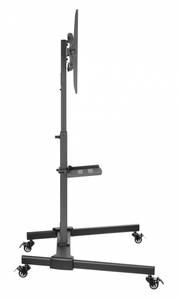 TV-Standfuß LUMFS22H-44TW Schwarz - Metall - 80 x 173 x 71 cm