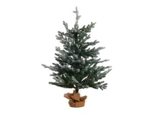 Sapin de Noël RINGROSE Beige - Vert - Blanc - Matière plastique - 70 x 90 x 70 cm