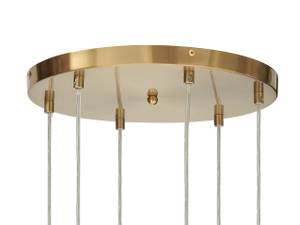 Lampe suspension TOOMA Argenté - Verre - 35 x 150 x 35 cm