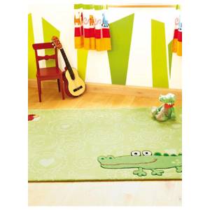 Tapis Sigikid Crocodile Happy Zoo Vert - Textile - 140 x 10 x 200 cm