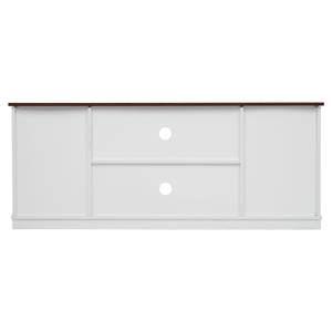 TV-Schrank GLOWLucy Ⅱ Weiß - Holzwerkstoff - Metall - 40 x 61 x 150 cm