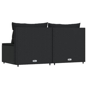 Mittelsofa 3029630-2 (2er Set) Schwarz