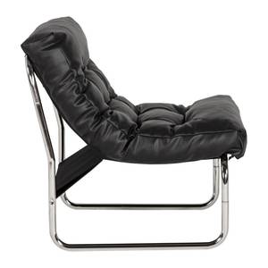 Fauteuil lounge Boudoir Noir - Métal - 57 x 75 x 71 cm