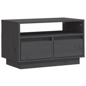 TV-Schrank D697 Grau - Massivholz - 35 x 37 x 60 cm