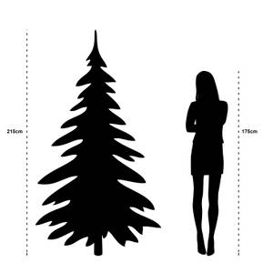 Weihnachtsbaum Vancouver Grün - Kunststoff - 145 x 215 x 145 cm