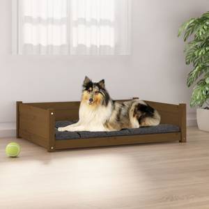 Hundebett 3015858-2 Dunkelbraun - 96 x 66 cm