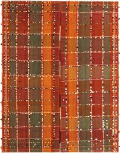 Tapis Jajim CXXXVIII Vert - Textile - 153 x 1 x 199 cm