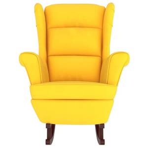 Chaise à bascule avec tabouret 3015093-2 Jaune