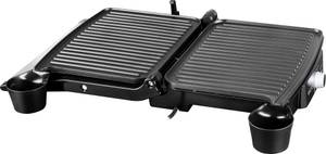 Kontaktgrill KG 100 Silber - Metall - 36 x 12 x 34 cm