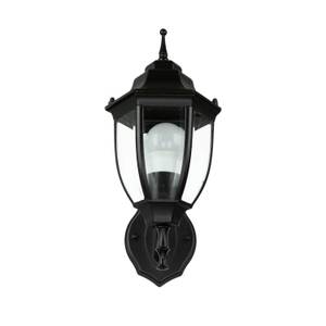 Wandlampe LYON Schwarz - Höhe: 33 cm