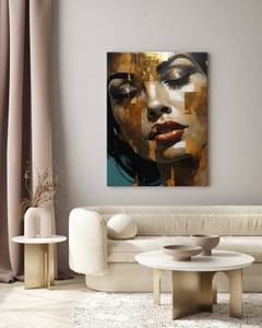 Image PORTRAIT De Femme Visage Glamour 80 x 120 x 120 cm