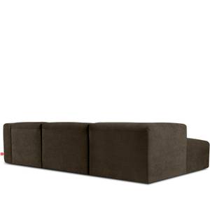 Ecksofa BUFFO 5-Sitzer Braun - Breite: 297 cm - Armlehne beidseitig montierbar - Ecke davorstehend links - Ottomane davorstehend links