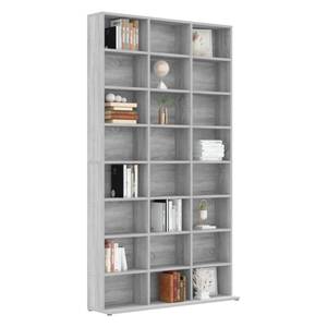 CD-Schrank 3002090 Grau - Eiche Sonoma Dekor - 23 x 177 cm