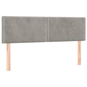 Boxspringbett 3017268-5 Hellgrau - 144 x 193 cm