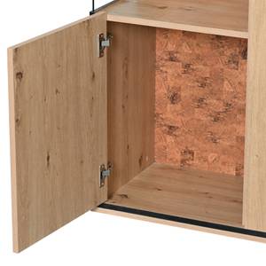 Highboard Helios Ⅱ Braun - Holzwerkstoff - Glas - Metall - 40 x 150 x 78 cm