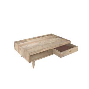 Table basse Masala Marron - Bois massif - 90 x 32 x 60 cm