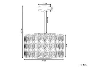 Lampe suspension TENNA 36 x 137 x 36 cm