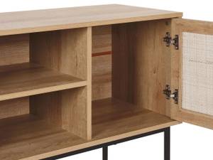 Meuble TV PASCO Noir - Marron - Bois manufacturé - 120 x 63 x 39 cm