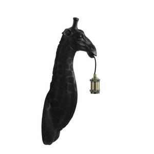 Wandlampe Giraffe Schwarz