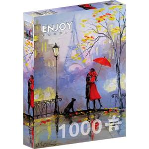 Puzzle Regentag in Paris Papier - 24 x 5 x 34 cm