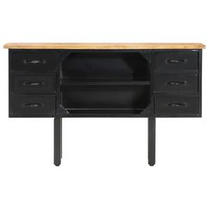 Sideboard 321571 Braun - Metall - Massivholz - Holzart/Dekor - 110 x 65 x 30 cm