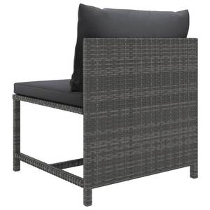 Garten-Lounge-Set (12-teilig) 3009676-5 Grau - Metall - Polyrattan - 60 x 60 x 60 cm