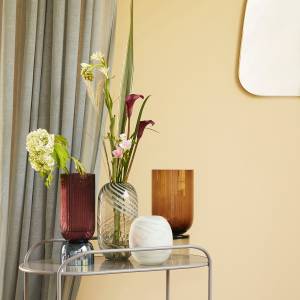 Vase StandLarge Gelb - Glas - 16 x 32 x 16 cm