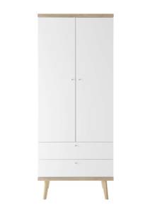 Schlafzimmerset Merlin Weiß - Holzwerkstoff - 160 x 197 x 210 cm