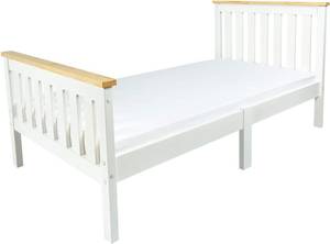 Lit blanc avec matelasPINE 70/140 Blanc - Bois manufacturé - 79 x 76 x 148 cm