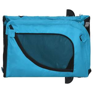 Fahrradanhänger Hund 3028683-1 Blau - 65 x 66 x 124 cm