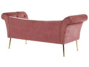 Chaise longue NANTILLY Rose foncé