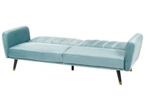 Canapé convertible VIMMERBY Noir - Bleu - Bleu clair