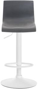 Tabouret de bar Hover Gris - Blanc