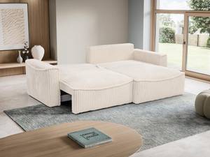 Schlafsofa ASTURIO Beige - Textil - 160 x 76 x 242 cm