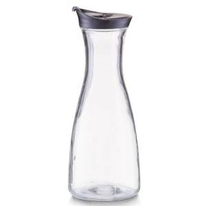 Glas Dekanter für kalte Getränke Glas Schwarz - Glas - 10 x 27 x 10 cm