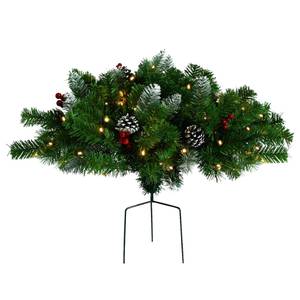 Chemin sapin de Noël 332834 Vert - Matière plastique - 63 x 40 x 63 cm