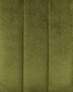 Tabouret de bar SANILAC Noir - Vert - Vert olive - Textile