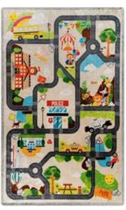 Tapis Circuit de Voiture 80 x 150 cm