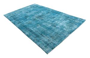 Tapis Ultra Vintage DCCCLXXXVI Turquoise - Textile - 155 x 1 x 254 cm