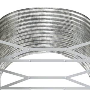 Hochbeet 3012743-2 Silber - 100 x 554 cm