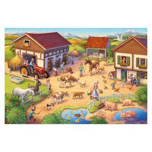 Puzzle Bauernhof Papier - 25 x 5 x 35 cm