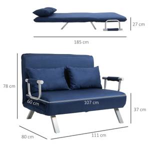 Schlafsofa 833-042BU Blau