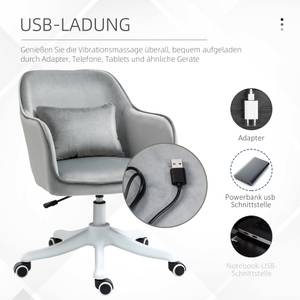 Bürostuhl 921-298V70GY Grau - Textil - 65 x 86 x 55 cm