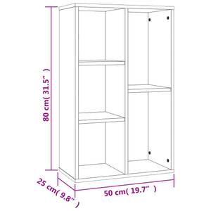 Bücherschrank 297726 Dunkelbraun