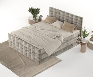 Boxspringbett Blend Beige - Breite: 200 cm